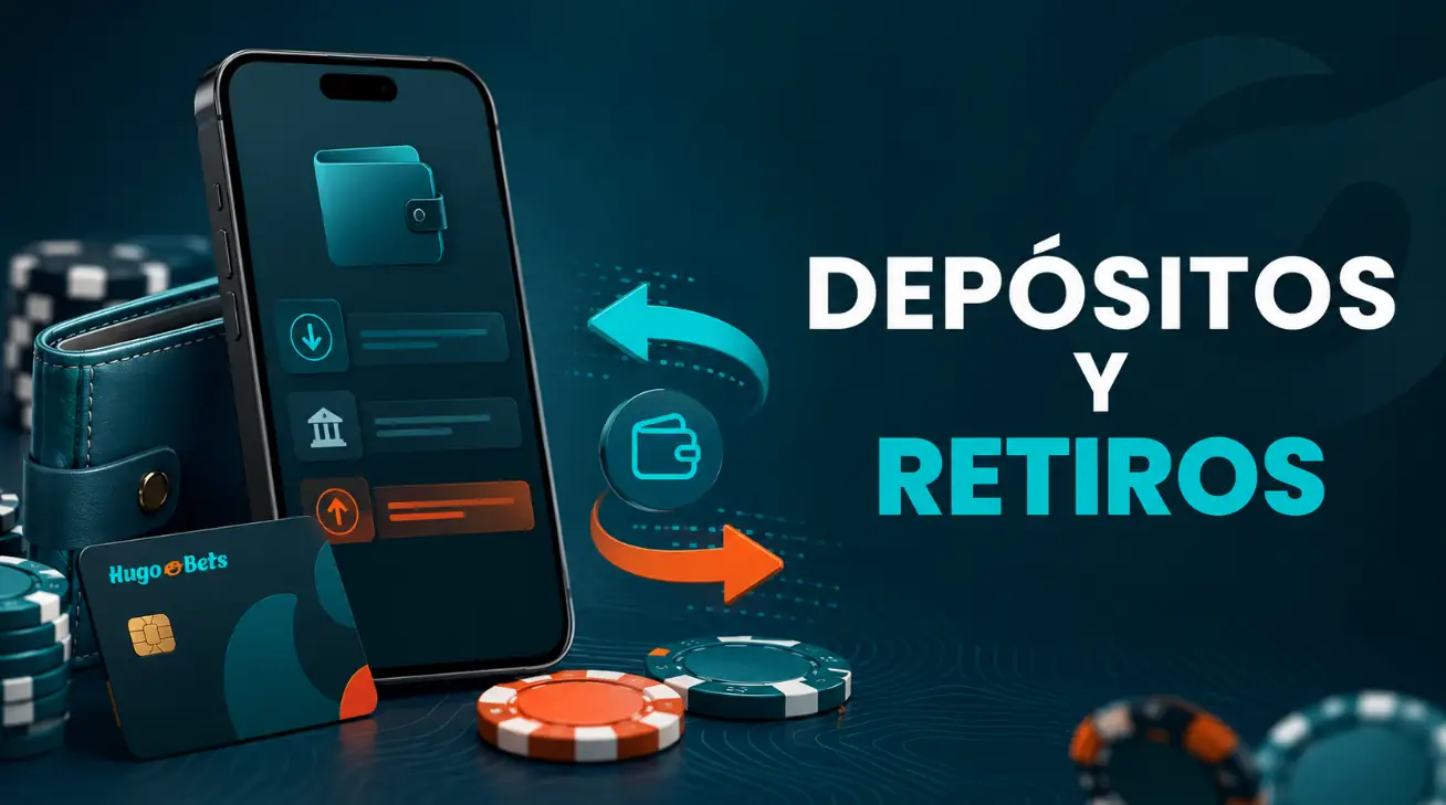Depósitos y Retiros de Dinero en Hugo Bets